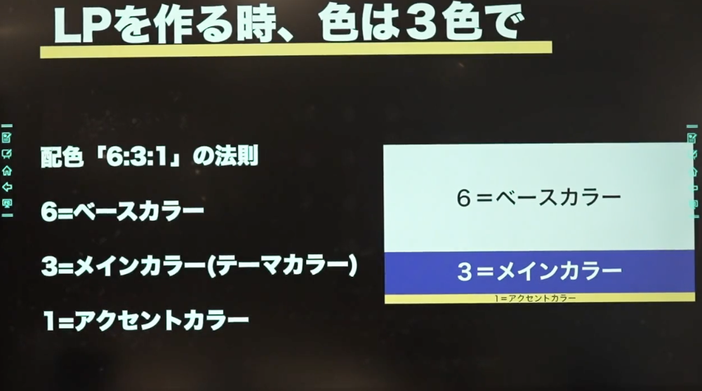 配色6:3:1の法則